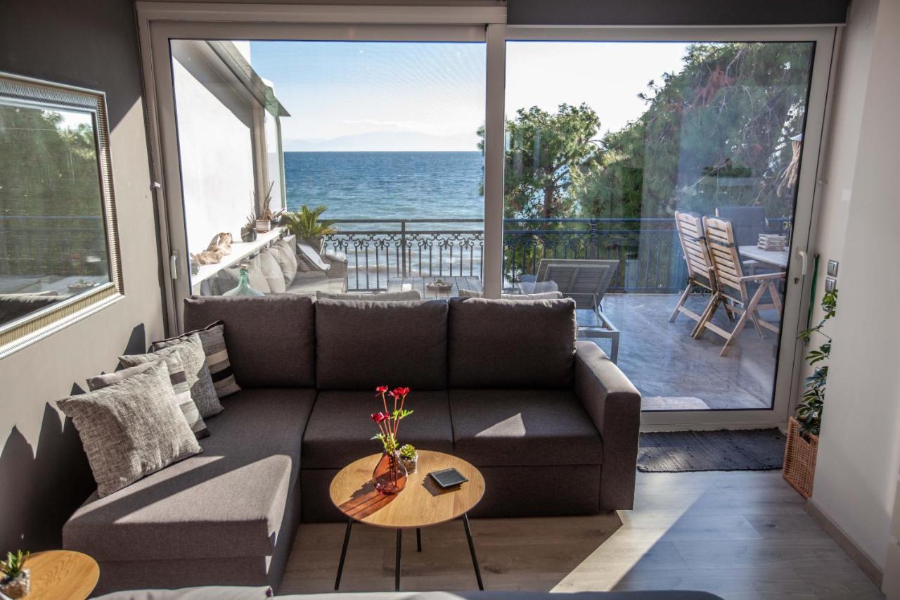 Kalafatis Beach Home Итеа Экстерьер фото